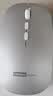 联想（Lenovo）无线鼠标无线静音蓝牙鼠标可充电轻薄便携笔记本电脑ipad平板安卓苹果手机通用无线商务办公鼠标 银色-双模版【左右静音按键】 无线蓝牙鼠标【Type-c充电/配充电线】 实拍图