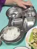 泰福高（TAFUCO）餐盘小学生316L不锈钢分格儿童幼儿园打饭便携890ml食品级T5222 实拍图