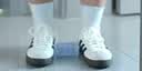 adidas「T头鞋」VL COURT CLASSIC板鞋德训鞋男女阿迪达斯轻运动   汉玉白/黑色/树脂黄   37 实拍图