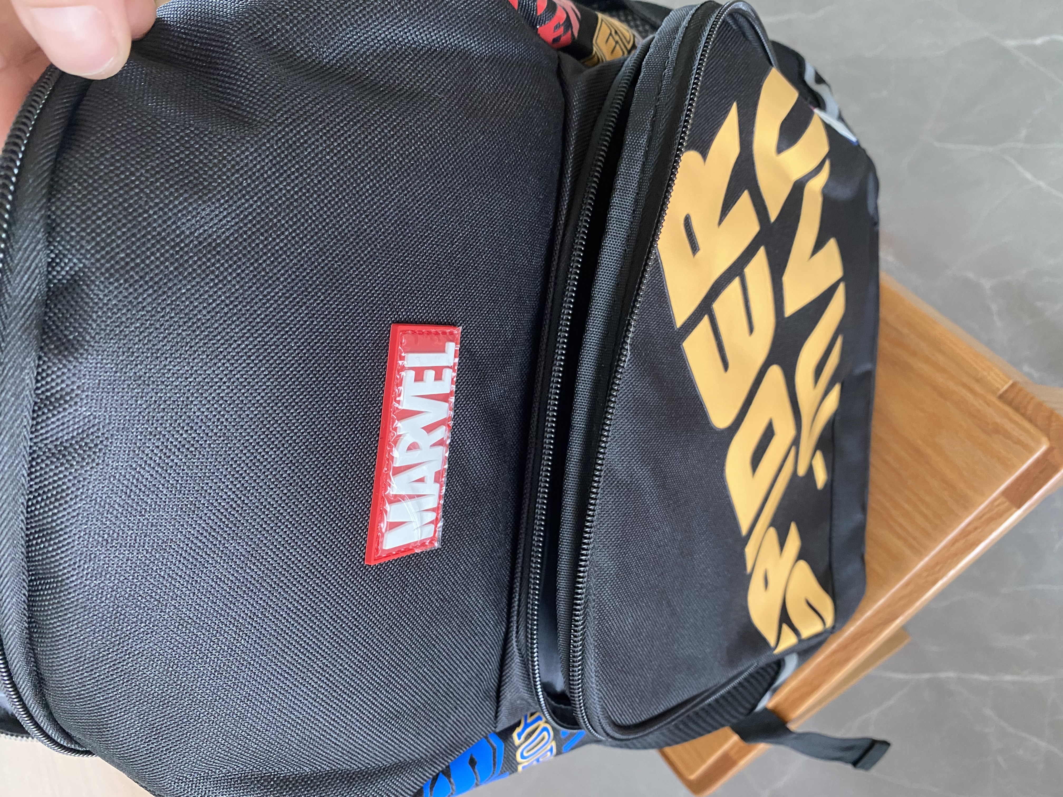 漫威（Marvel）书包小学生3-6年级男生高颜值超轻出游大容量男孩双肩包蜘蛛侠黑 实拍图