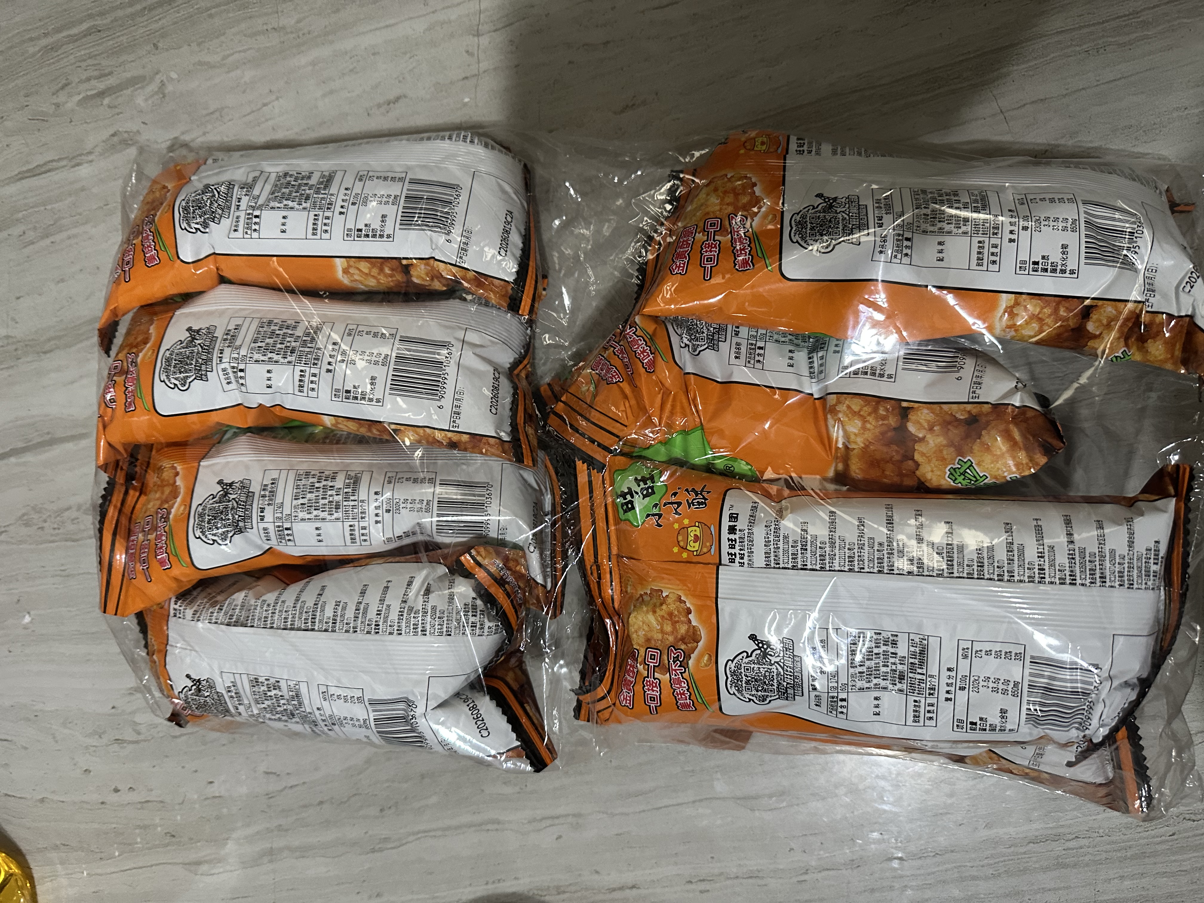 旺旺 小小酥 原味 60g*8 袋装 休闲膨化食品糕点零食酥脆饼干 实拍图