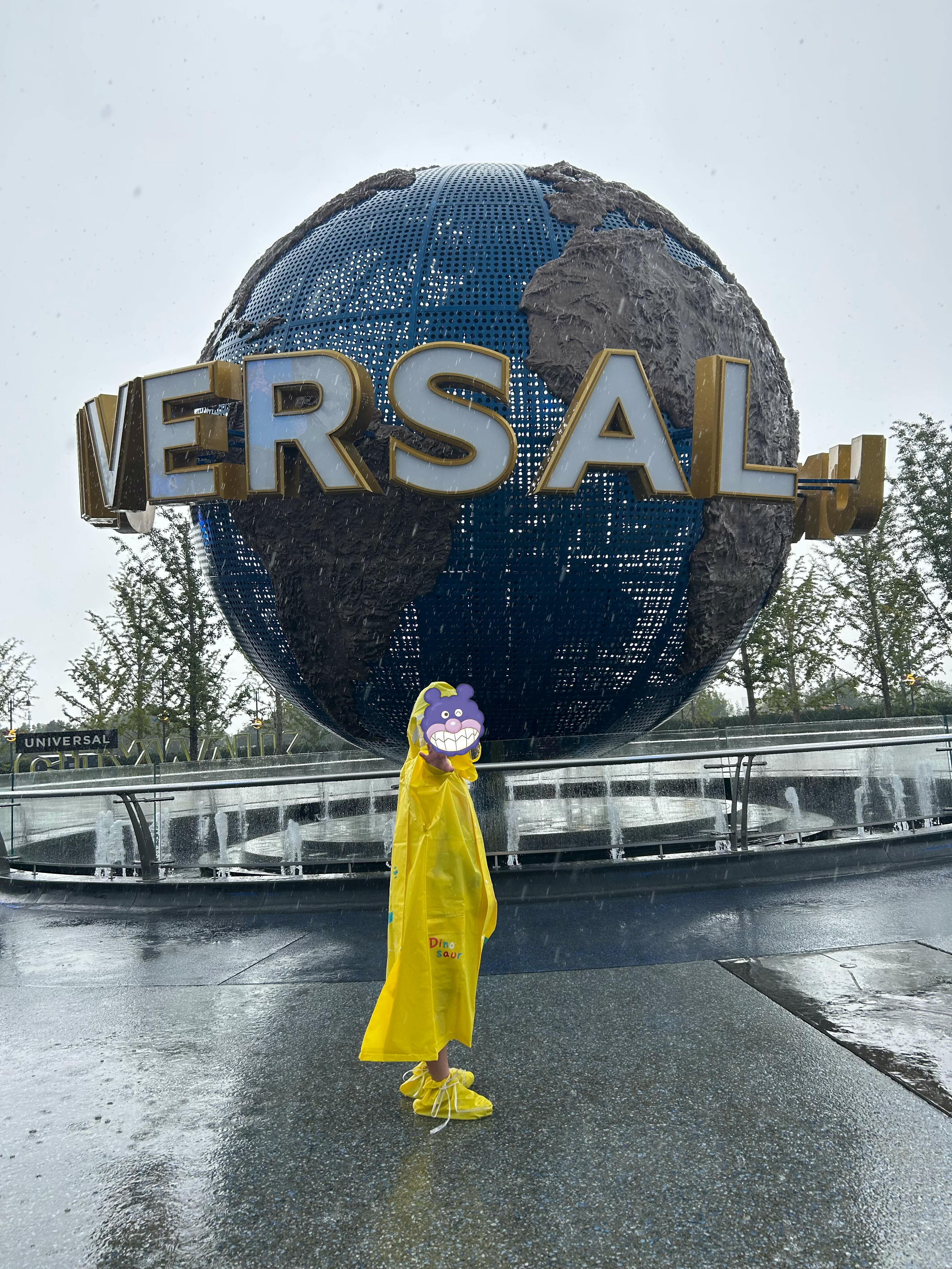 京东京造儿童雨衣带书包位女孩加长全身学生雨披儿童雨衣6-12岁上学专用 黄色2xl 实拍图