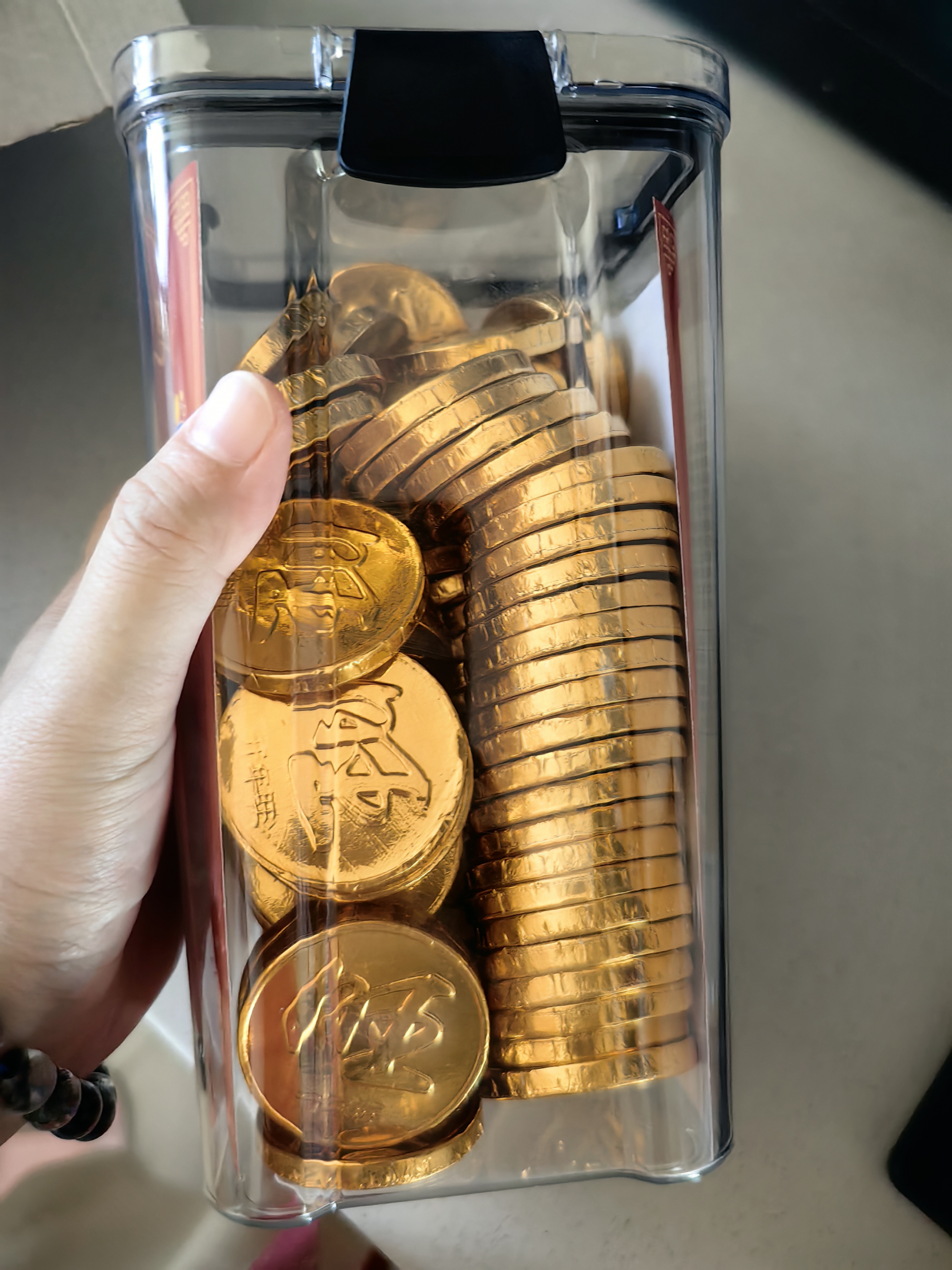 怡浓金典金币巧克力纯可可脂散装800g桶装教师节礼物糖果零食烘焙 实拍图