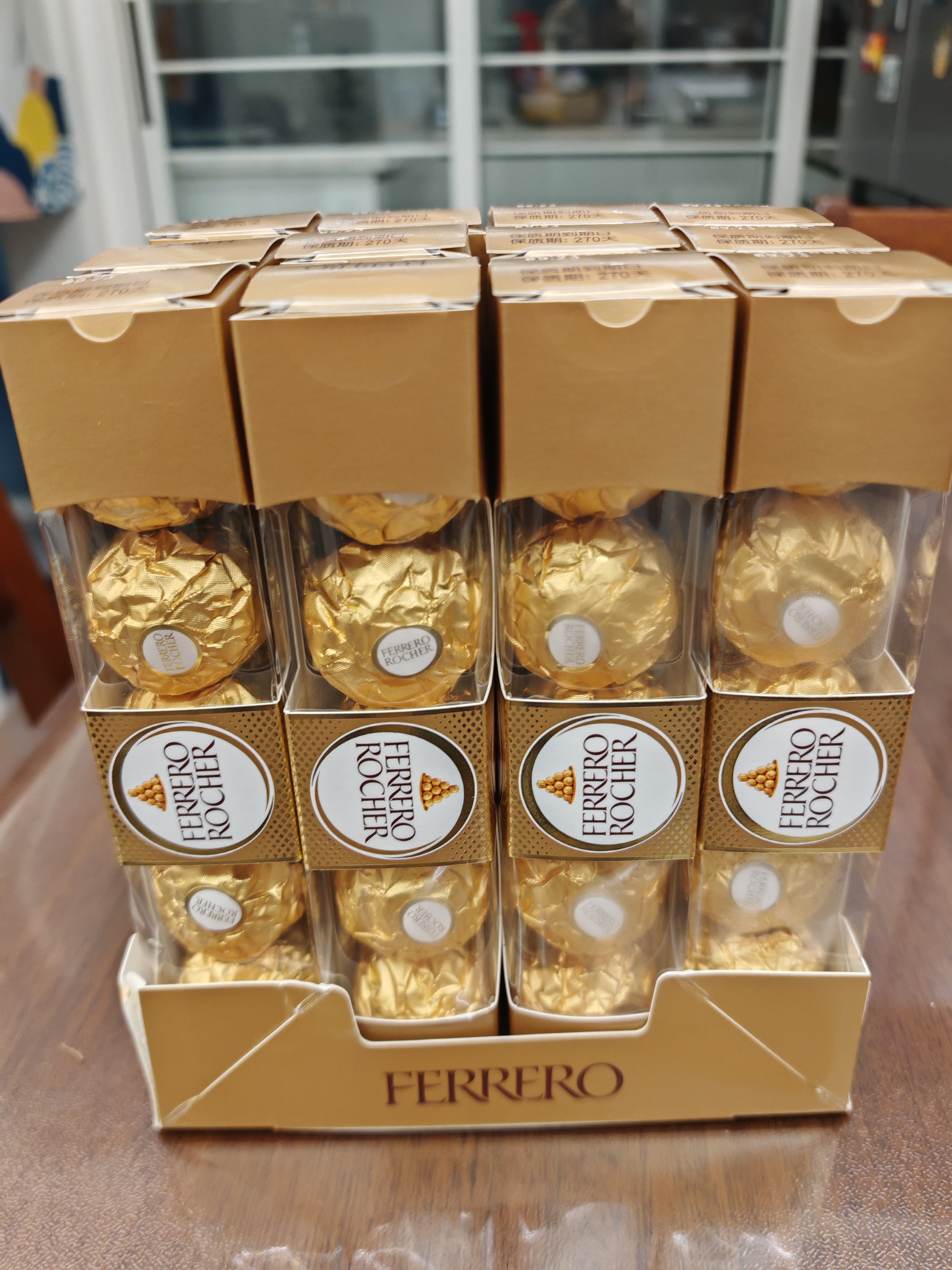 费列罗巧克力5粒62.5g 榛果威化 糖果 零食 喜糖 中秋节礼物 实拍图