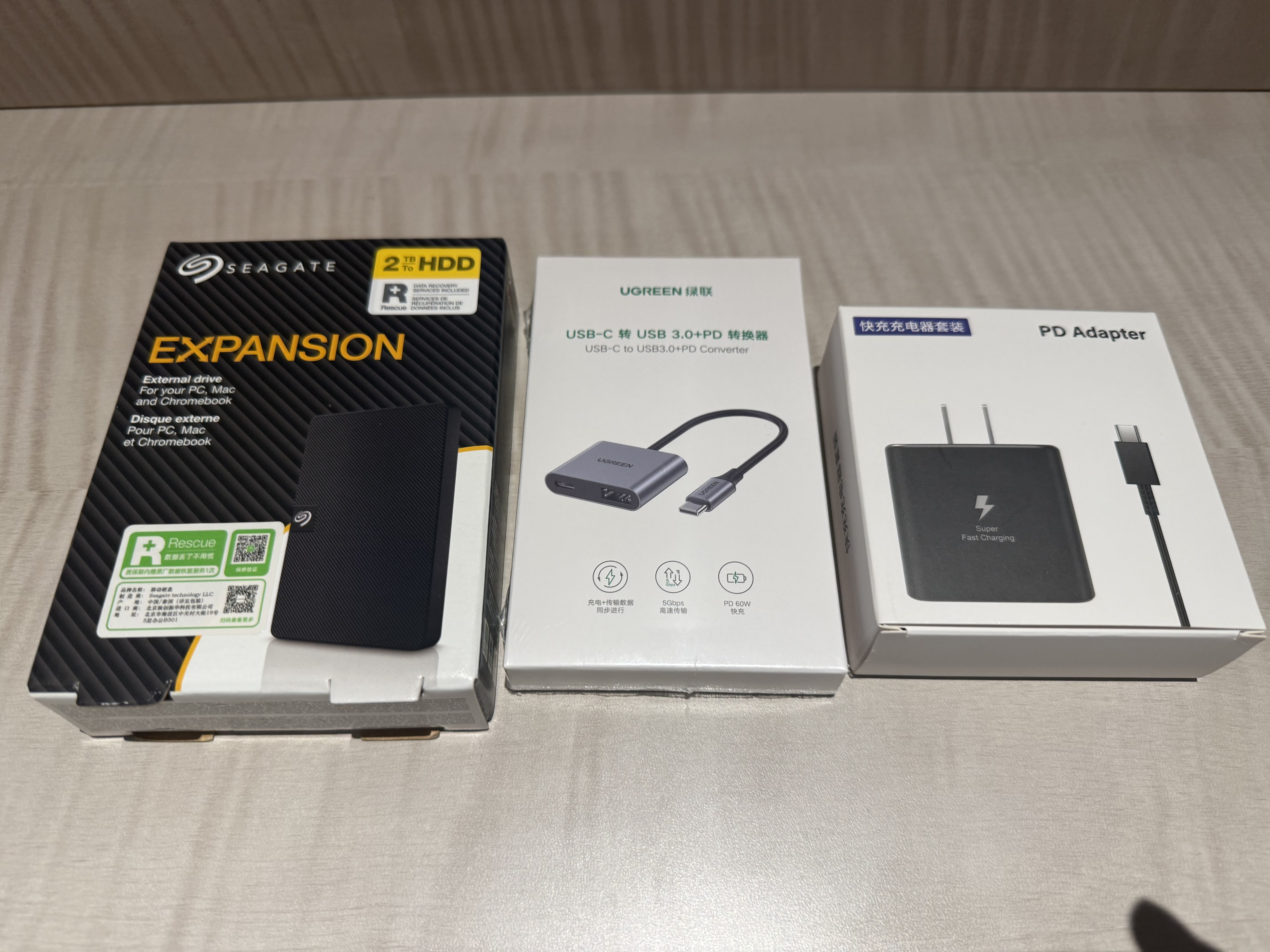 绿联Type-C转接头 USB3.0转换器线PD60W快充OTG 适用苹果16华为小米三星手机MacBook电脑iPadPro平板 实拍图