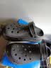 卡骆驰（CROCS）经典泡芙Clog男女一脚蹬懒人沙滩洞洞鞋 黑色 38 实拍图