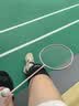 李宁（LI-NING）羽毛球拍新色雷霆小钢炮全碳素碳单拍浅烟粉5U已穿线 AYPW011-50 实拍图