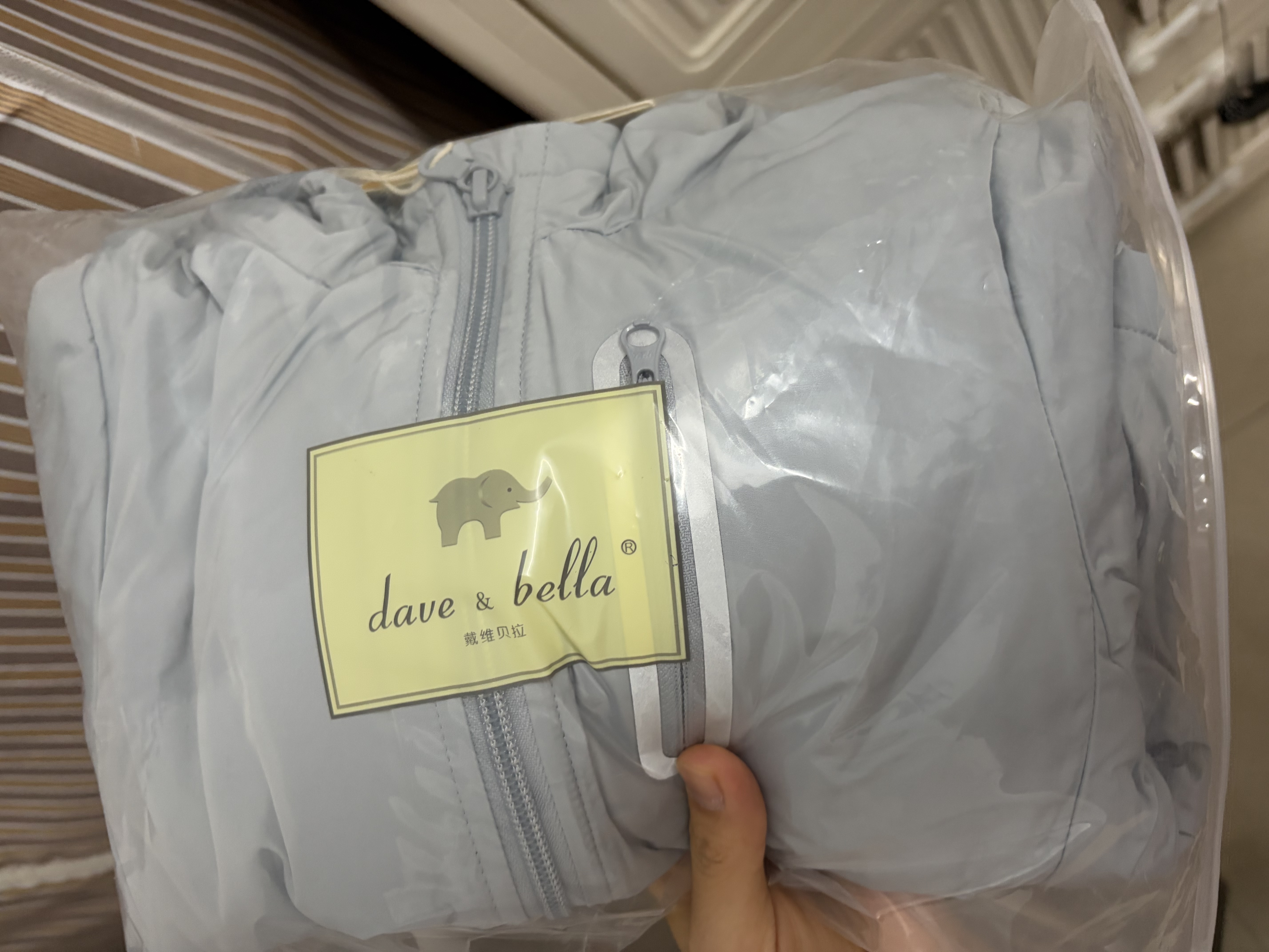 戴维贝拉（DAVE＆BELLA）儿童外套女童加绒防风衣男童中大童夹克上衣童装 实拍图