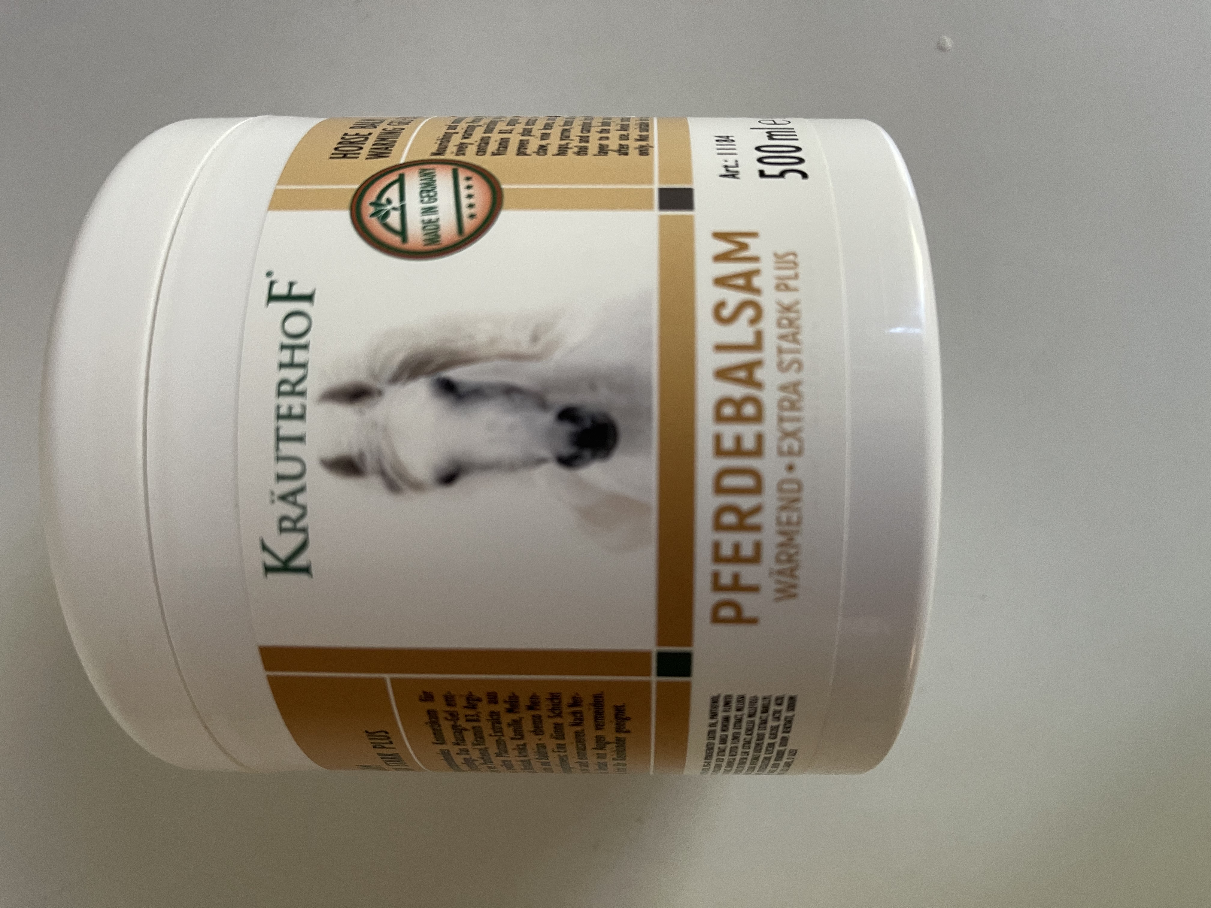 Krauterhof德国马膏原装进口马栗按摩膏舒缓肌肉肩颈酸500ml白金版 实拍图