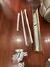 水星家纺免打孔罗马杆伸缩杆窗帘杆子全套单杆晾衣杆撑杆白色2.6-3.5米 实拍图