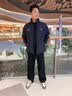 李宁运动外套男女款秋冬季防风防泼水潮流时尚保暖复古夹克运动服 【立领款防泼水】黑J23-1 XL (男生正码，女生选购议偏小一码) 实拍图