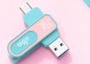 爱国者（aigo）256GB Type-C USB3.2青春款U盘 U352高速两用双接口手机电脑两用优盘 读速150MB/s 学生毕业礼物 实拍图