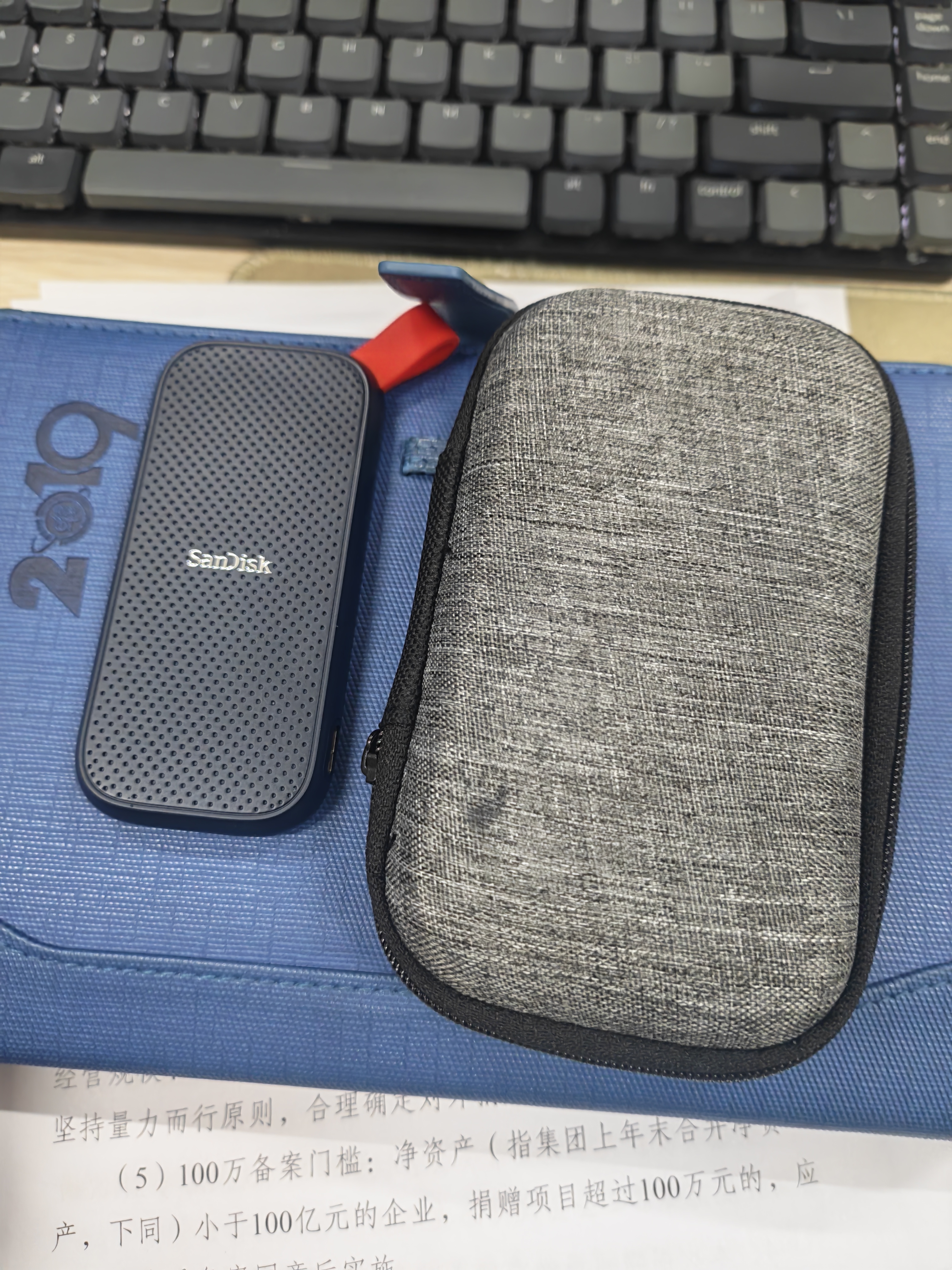 Sandisk闪迪 移动固态硬盘E30小巧便携Type-C接口高速SSD存储USB3.2Gen2 E30-1T黑色标准版 实拍图