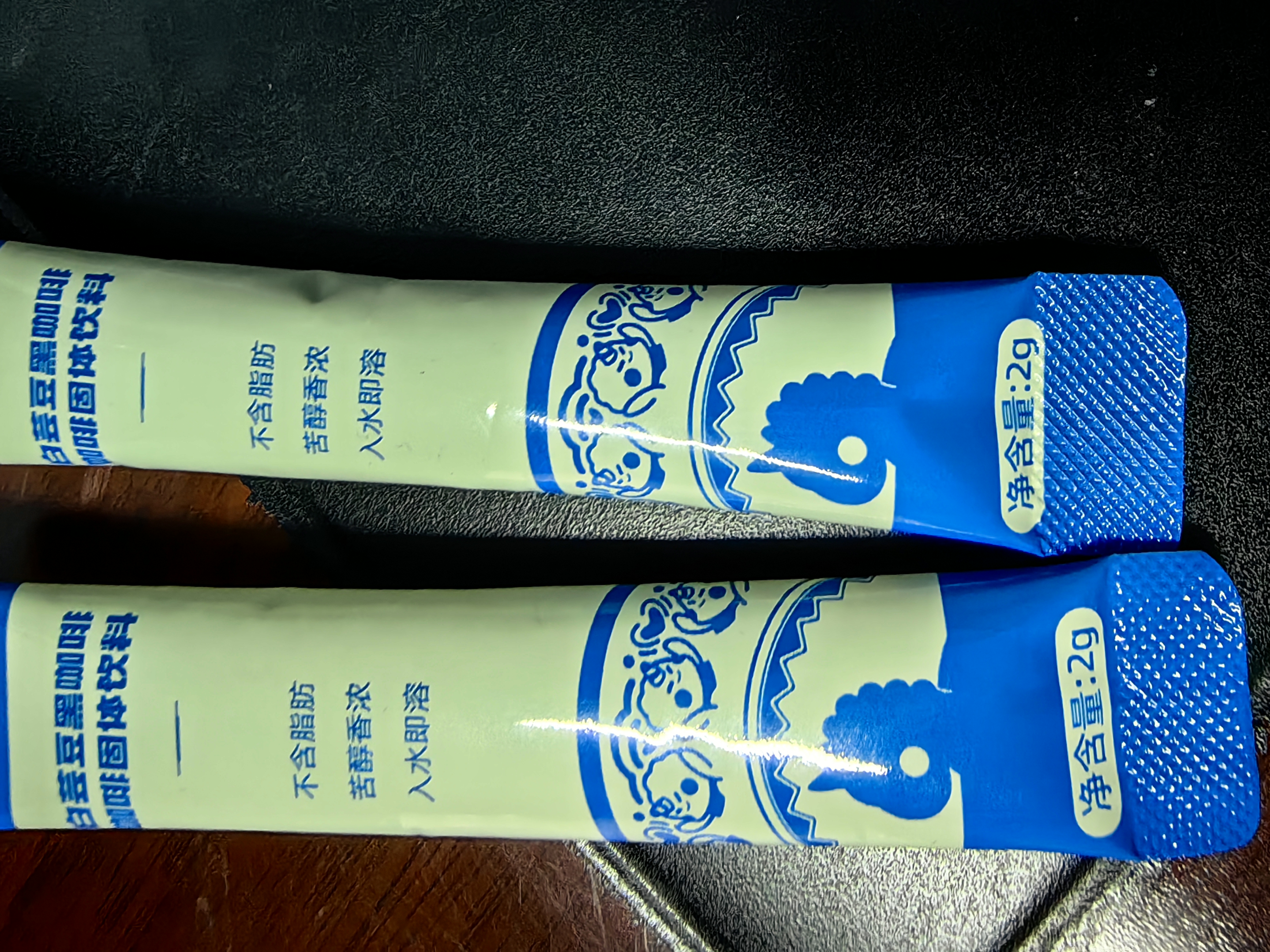 暴肌独角兽白芸豆黑咖啡0蔗糖0脂速溶美式咖啡豆粉碳水阻碍运动燃减2g*30条 实拍图