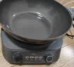 美的（Midea）0氟钛陶电炒锅 电蒸锅 分体式电煮锅蒸煮炒多功能一体5.5L炒菜专用锅电火锅 煎锅 HCG3218S配蒸笼 实拍图
