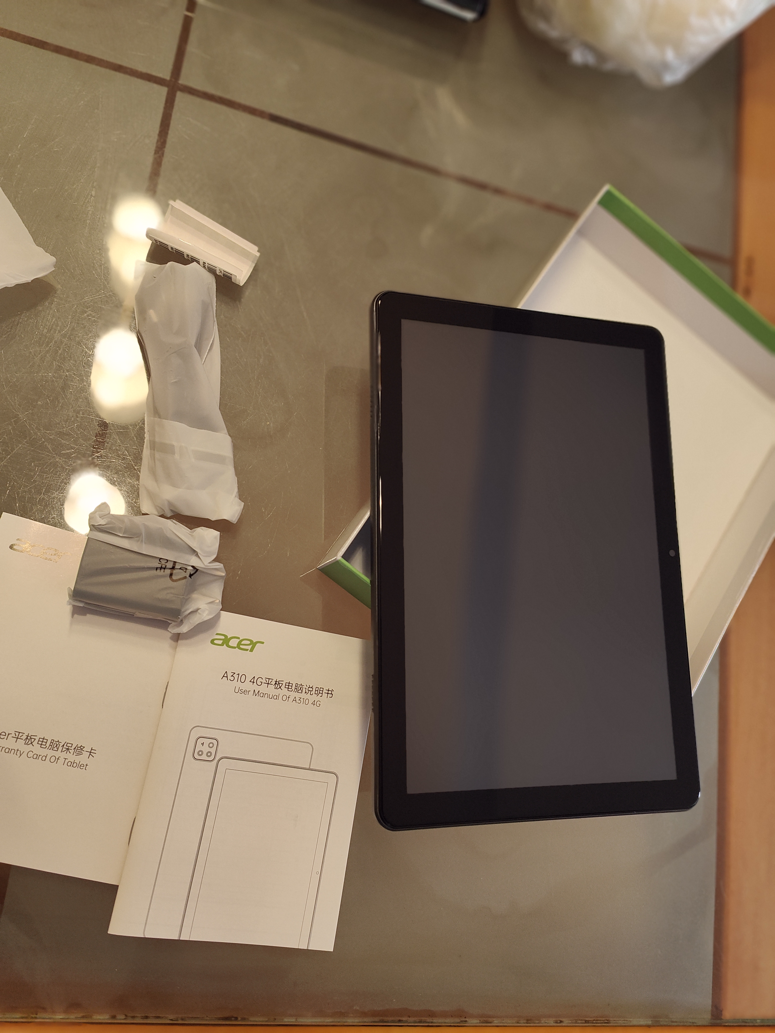 宏碁（acer）平板电脑pad10.1吋高清全面屏4G插卡全网通话低蓝光护眼娱乐8核6GB+128GB灰 实拍图