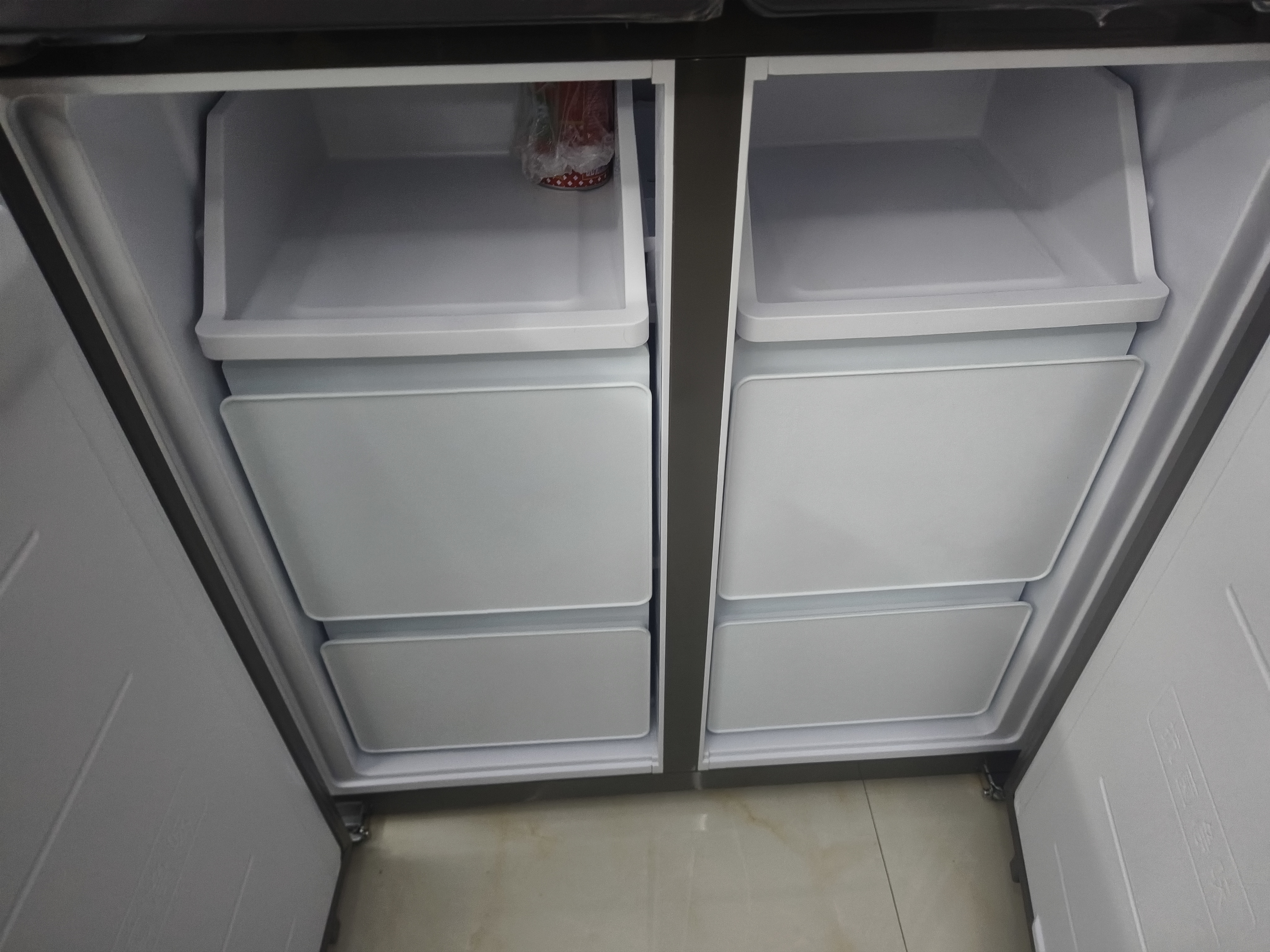海尔（Haier）冰箱出品统帅懒人510系列502L十字对开门电冰箱家用超薄双系统双循环LTD-510WDS9U1 实拍图