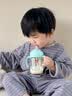 好孩子（gb）吸管奶瓶 大宝宝一岁以上3-6岁PPSU耐摔宽口径大容量带手柄直饮杯 【重力球吸嘴+翻盖直饮吸管杯头】孔雀蓝 24月+ PPSU 240ml（小奶量适用） 实拍图