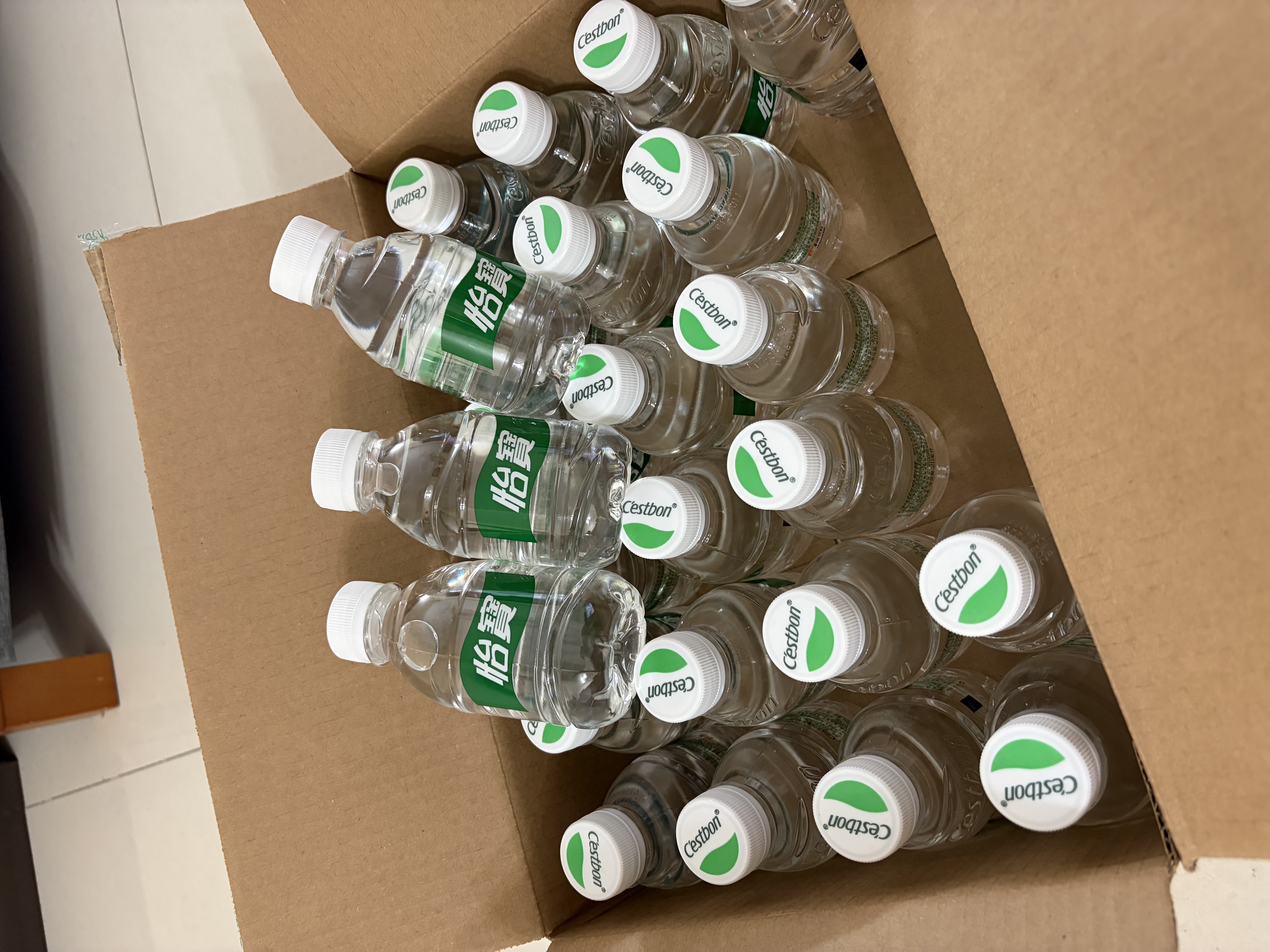 怡宝饮用纯净水211ml*24瓶 小瓶装京东专供 办公旅行户外 口袋水整箱 实拍图
