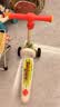 babycare儿童滑板车2-6岁二合一折叠童车重力转向宝宝可坐生日礼物 奥特米 实拍图