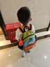 SHUKIKU儿童书包幼儿园一年级书包小学生背包男女生户外旅游双肩包橙红M 实拍图