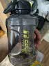 炊大皇运动水杯吨杯大容量吨桶运动水壶塑料水杯 黑色1600ml 实拍图