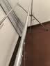 四万公里可折叠晾衣架落地式凉伸缩杆室内家用阳台卧室宿舍碳钢室外晾晒被子神器免安装X型 双杆2米 实拍图