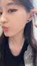 BJYL莫比乌斯耳钉男士2026新款磁吸无耳洞耳夹耳环痞帅潮流学生耳饰品 耳钉款单只(有耳洞拍） 实拍图