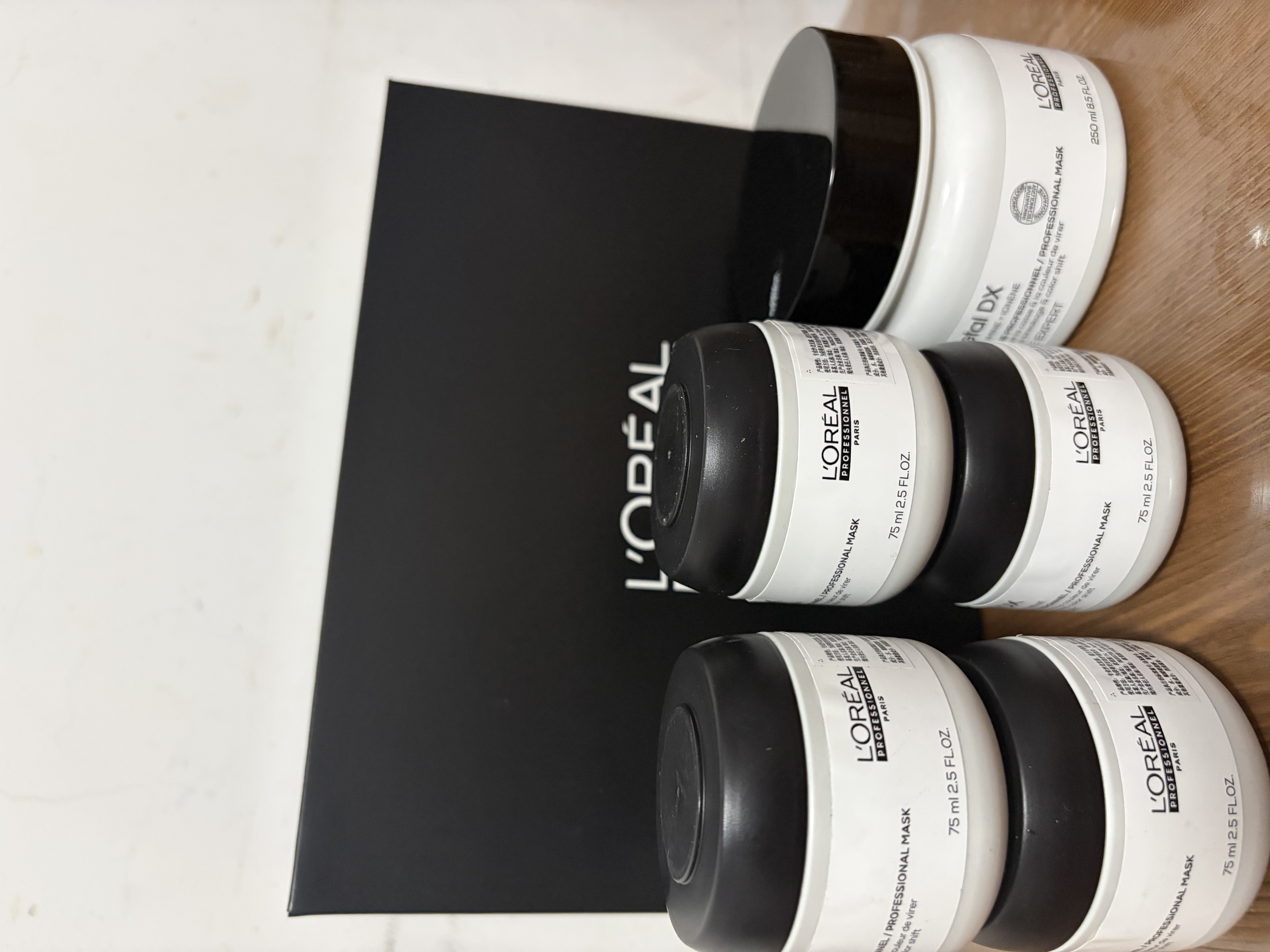 欧莱雅PRO【肖战推荐】瞬顺发膜250ml礼盒装柔顺修护烫染干枯毛躁 实拍图