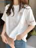 真维斯（Jeanswest）短袖t恤女2026新款夏季小个子宽松纯棉半袖上衣服休闲时尚体恤衫 实拍图
