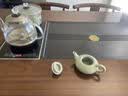实木大板茶桌椅组合新中式泡茶台办公室家用原木茶几茶具套装一体 【抽屉石盘款】+1围椅4月牙椅 1.6米【送电磁炉礼包】 实拍图