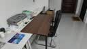 京东京造万象桌电脑桌家用桌书桌学习桌办公桌实木胡桃木色120*60cm 实拍图