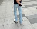 Levi's李维斯冰酷系列26年春夏新款牛仔裤男直筒凉感防晒夏薄款505裤子 浅蓝色 31 (32) 实拍图