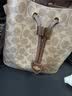 蔻驰（COACH）【品牌直供】女士ROWAN中号斜挎水桶包棕黄拼棕色CBH07礼物次日达 实拍图
