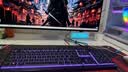 雷蛇（Razer）雨林狼蛛V3 X 薄膜键盘 电竞游戏键盘 104键 带腕托 RGB单色背光灯效 实拍图