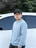 罗蒙卫衣男秋冬季圆领宽松长袖T恤打底衫外套男装YT01蓝色XL加绒可选 实拍图