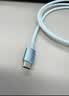ANKER安克100W冰点快充线【包邮】双头type-c数据usb线编织充电线适配17iPhone18苹果16手表耳机电脑 【蓝色】100W编织线 1.8米 实拍图