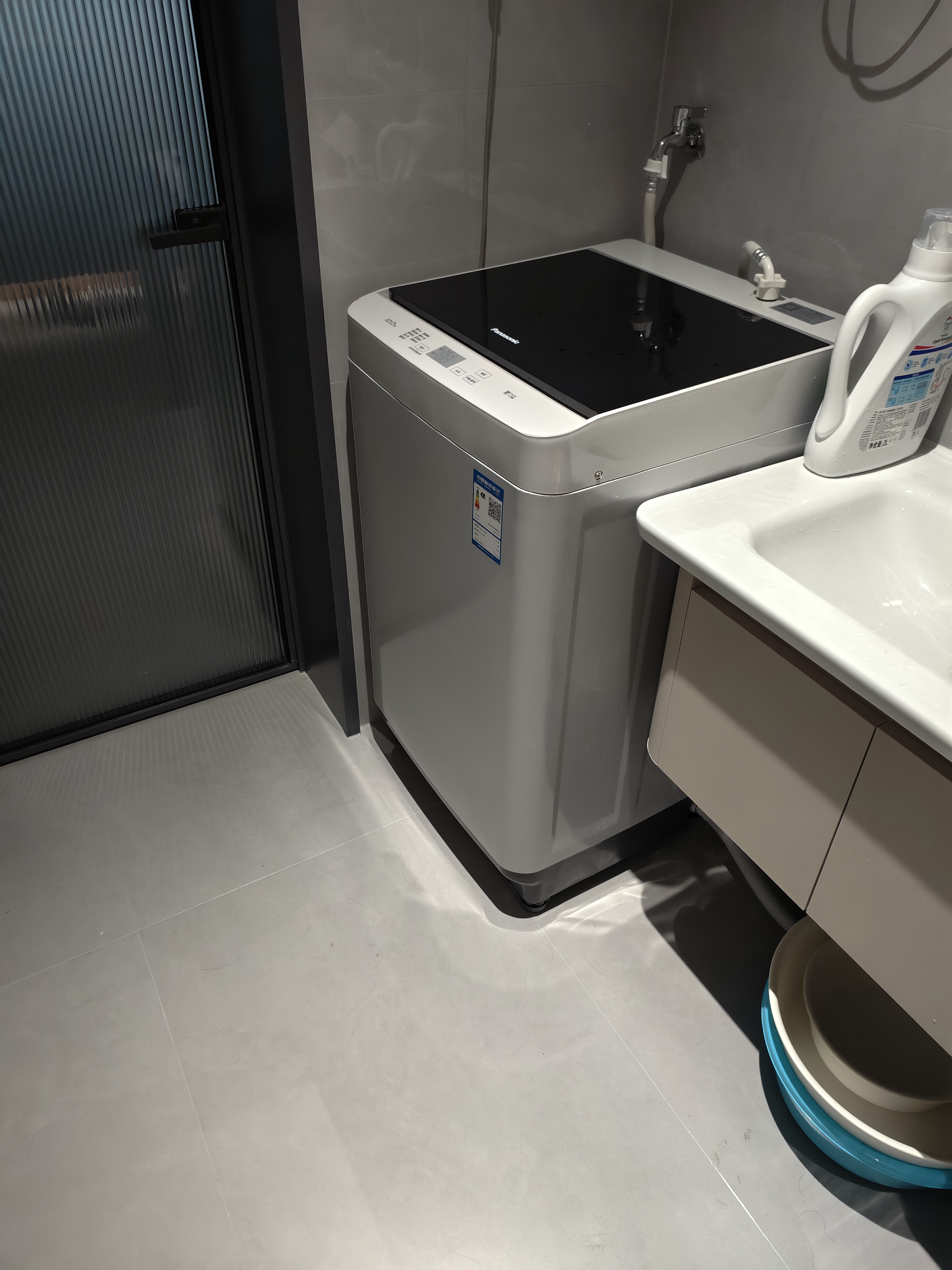 松下（Panasonic）波轮洗衣机10KG全自动家用抗菌除螨运动浸泡洗线屑过滤智洗省水省电桶洁净以旧换新XQB100-T2F1 实拍图