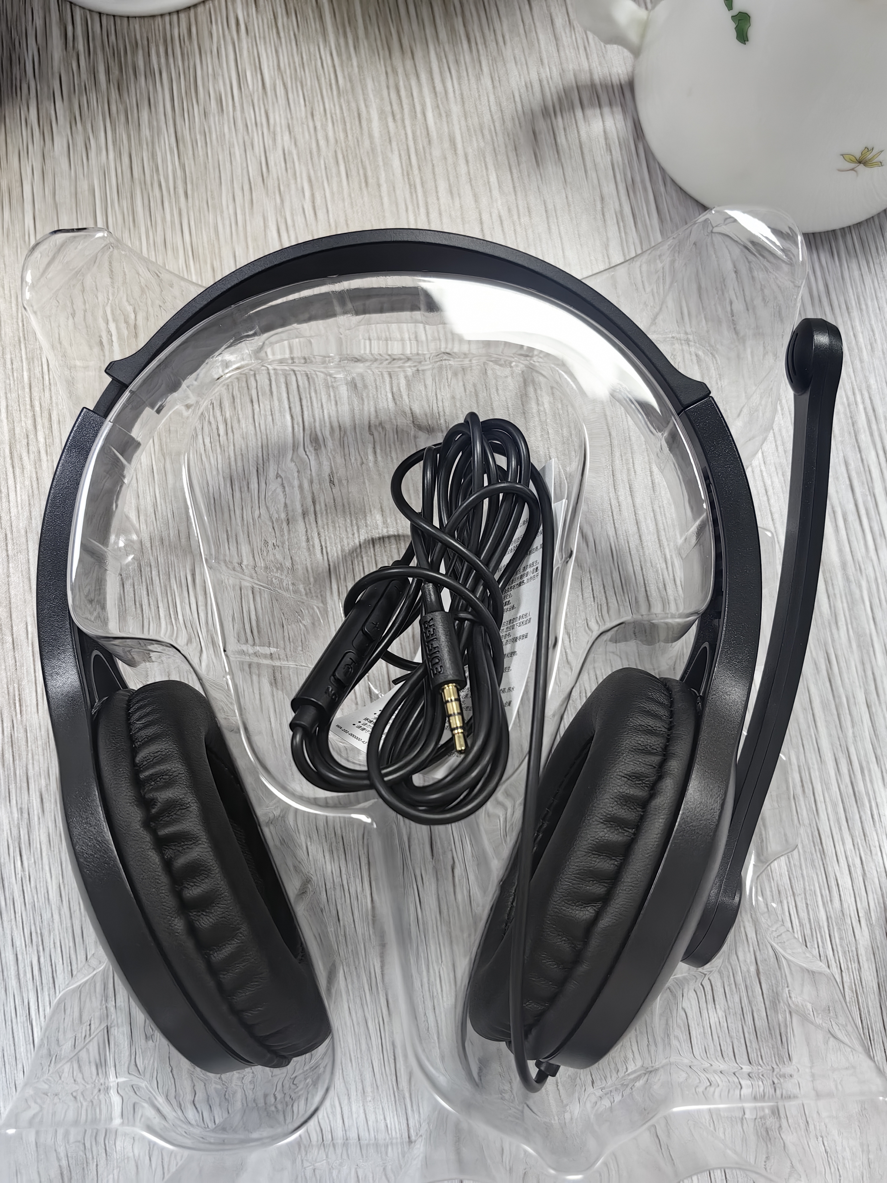漫步者（EDIFIER）K800 单孔版 头戴式游戏耳机 耳机耳麦 绝地求生耳机 吃鸡耳机 办公教育 学习培训 黑色 实拍图