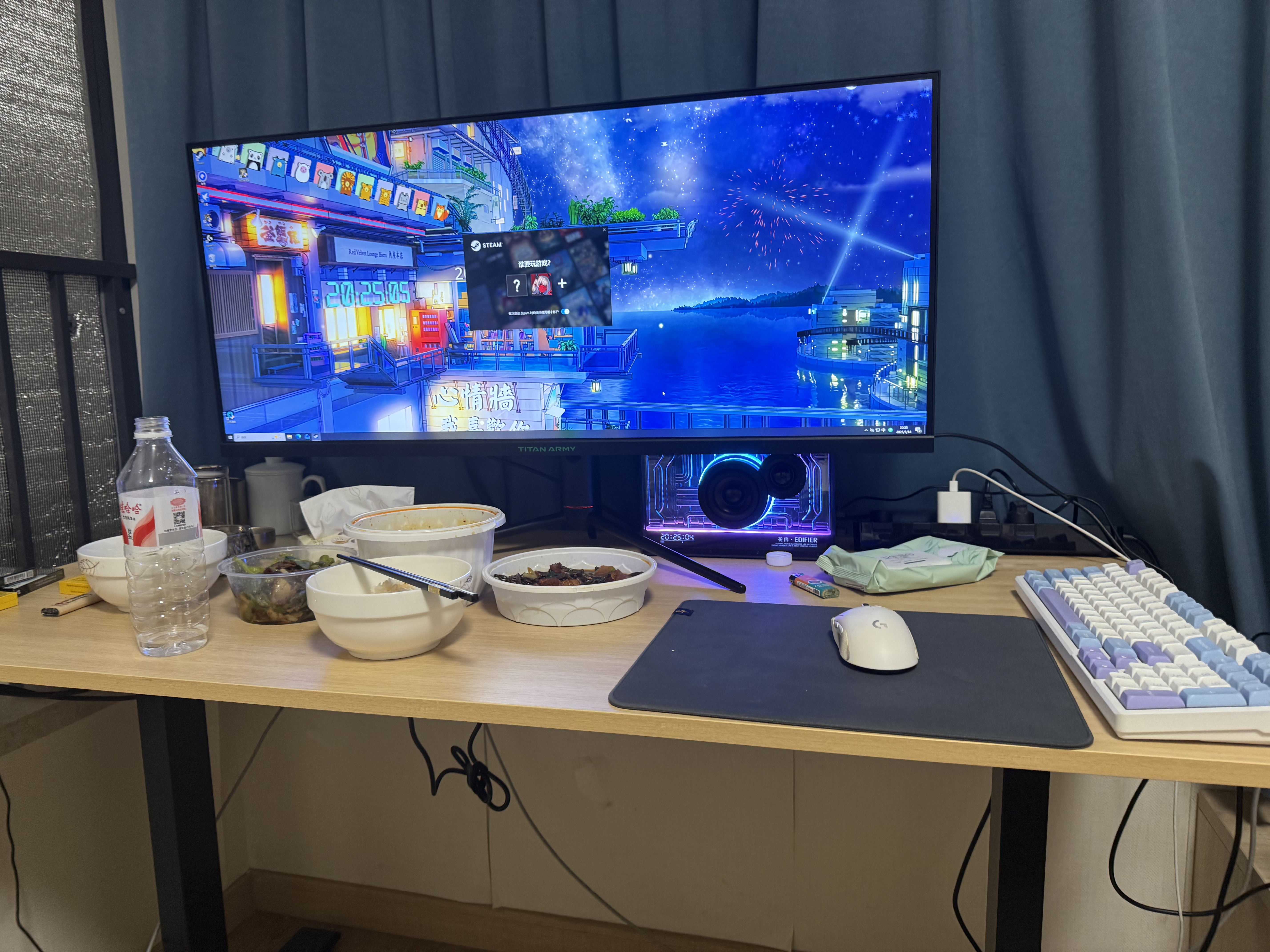 漫步者花再NEW-X PRO 光冷能量音箱 蓝牙电脑音响 电玩桌面高保真 潮流氛围灯 幻夜黑 实拍图