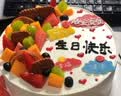 古可可网红款水果定制蛋糕生日同城配送当天配送送爸爸妈妈儿童男女朋友 C款混合水果蛋糕 8英寸(适合2-4人) 实拍图
