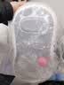 世纪宝贝（babyhood）婴儿洗澡躺托 宝宝折叠浴床新生儿沐浴架【软胶头枕/无线感温】 实拍图