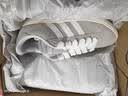 adidas 面包鞋 GRAND COURT BASE 00s休闲板鞋平底鞋男女阿迪达斯 浅灰/白色/树脂黄   42 晒单实拍图