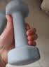 Keep哑铃女男健身家用2kg*2彩色浸塑环保手铃亚铃全身塑形K-rox水蓝 实拍图