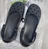 卡骆驰（CROCS）白鹿同款经典芭蕾鞋舒适轻便休闲鞋女鞋|211994 黑色-001 36 /37(230mm) 实拍图