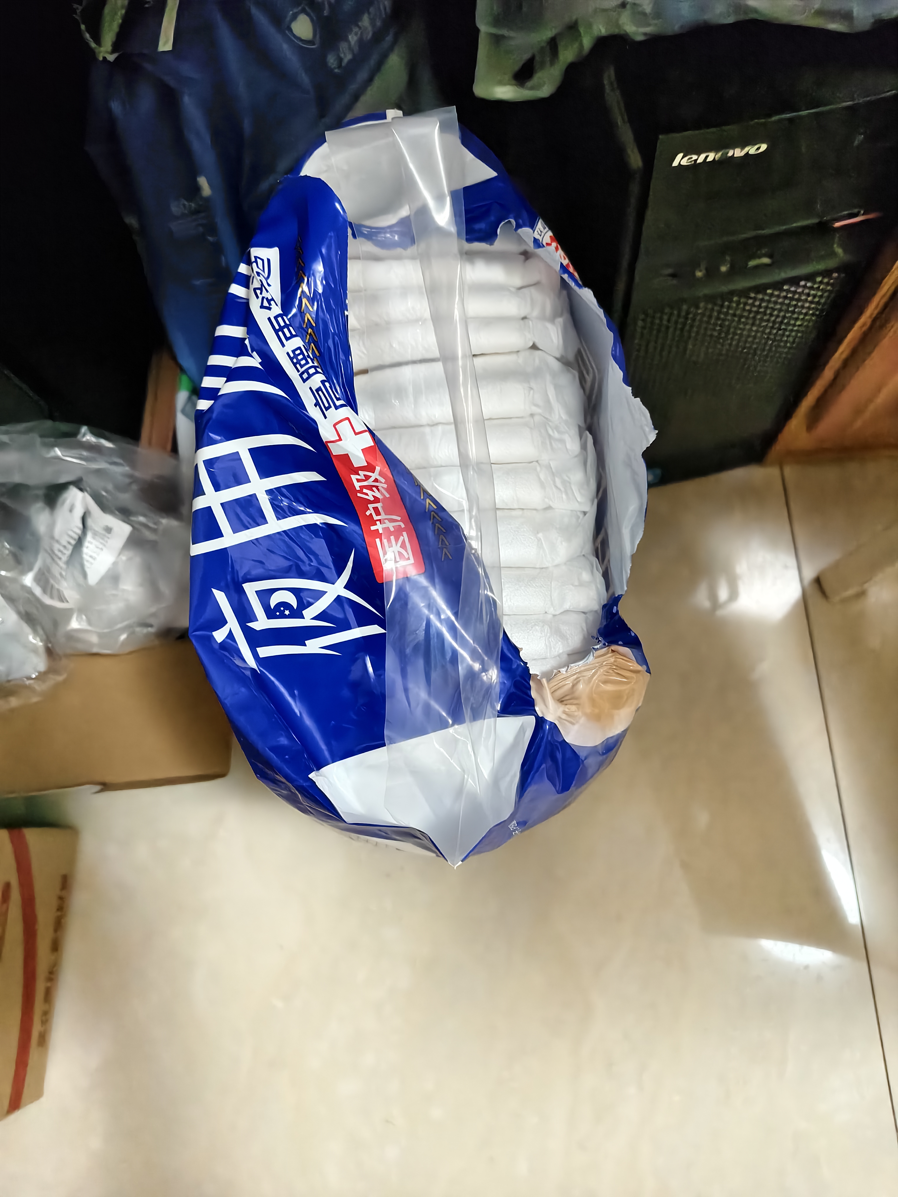 永福康夜用加厚成人拉拉裤L84片 臀围95-120cm 老人孕产妇内裤型纸尿裤 实拍图