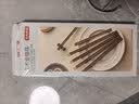 京东京造 筷子 家用食品接触级餐具鸡翅木【圆顶金福】10双成人+2双儿童筷 实拍图