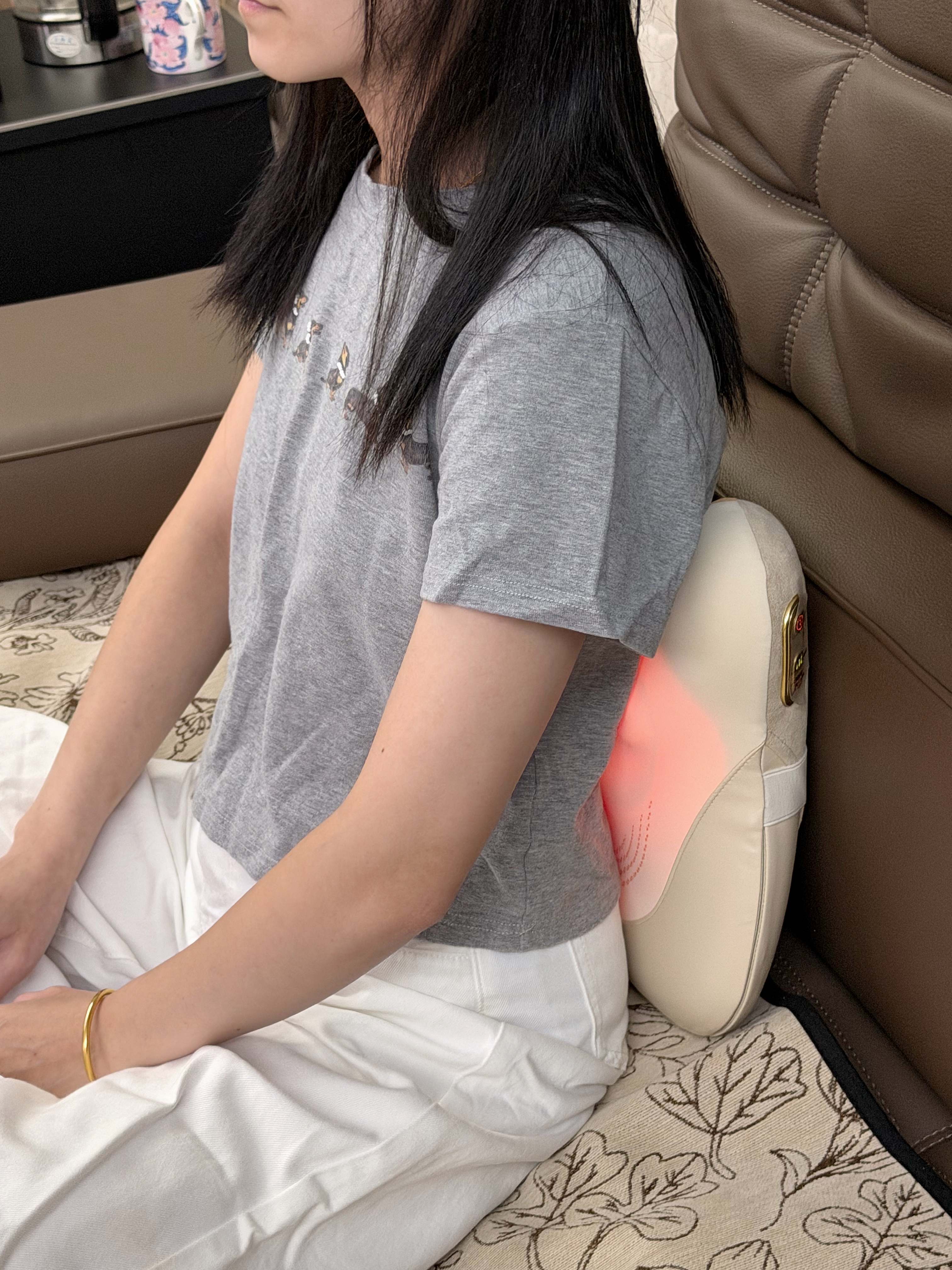 兔唯乐（Tunvole）腰部按摩器接入米家APP腰部按摩仪肩颈腰背颈腰椎全身车载按摩垫中秋节礼物生日送父母长辈礼品 实拍图