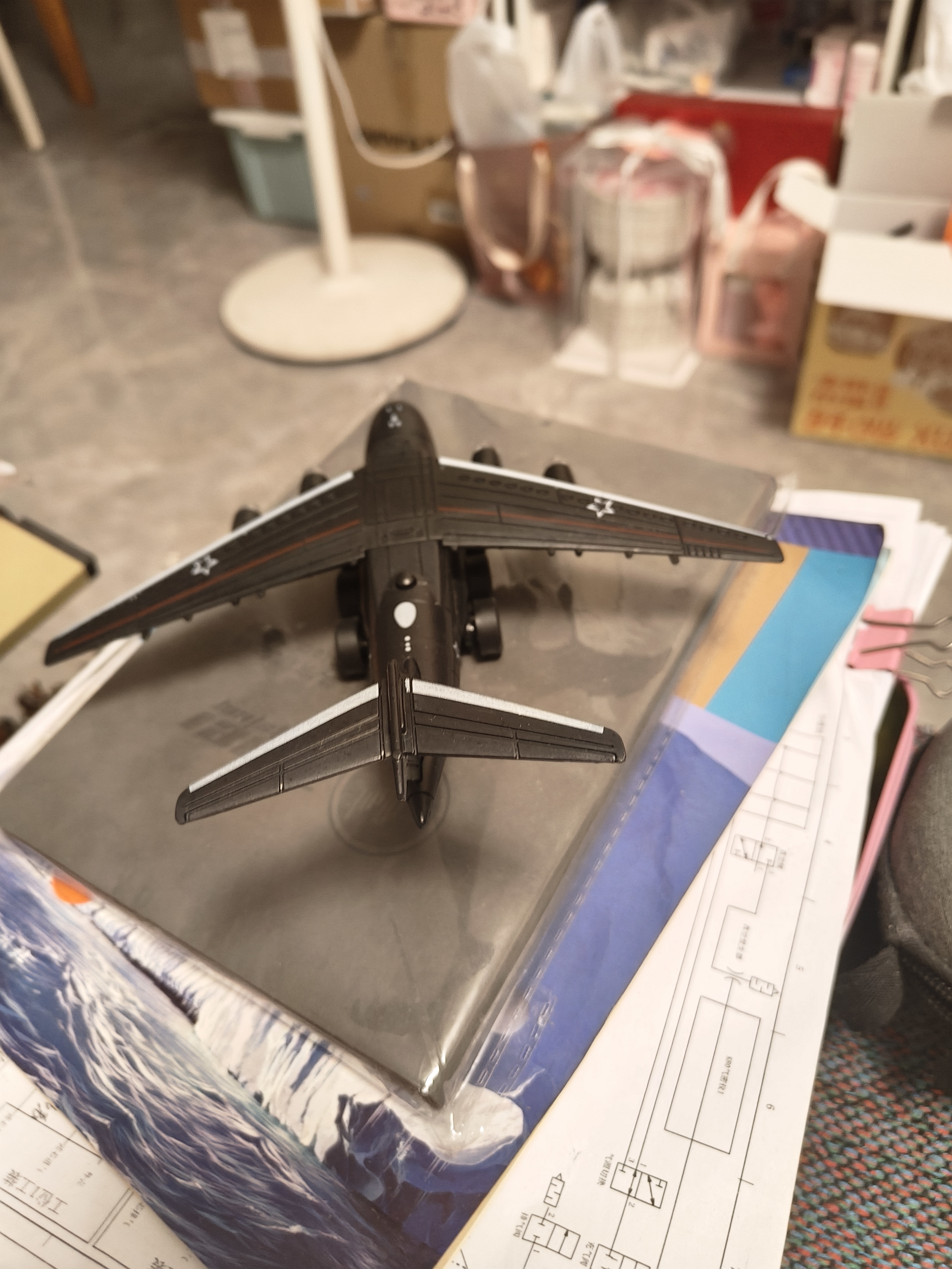中精质造运20中国航空飞机模型精品仿真军事运输飞机航模摆件儿童玩具男孩 运-20鲲鹏胖妞运输机【赠坦克】 实拍图