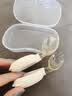 COOKSS儿童辅食勺子宝宝学吃饭PPSU叉勺弯头硅胶短柄训练勺 实拍图